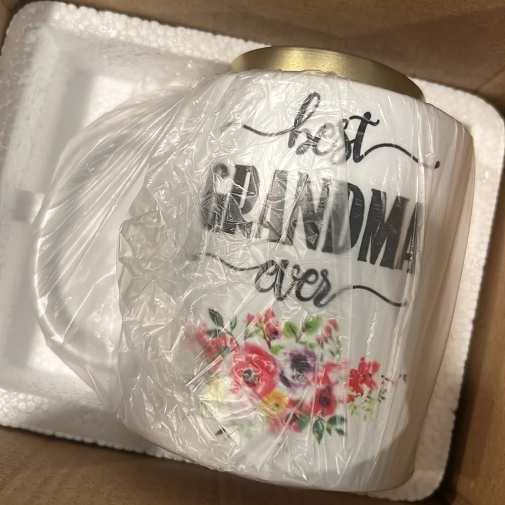 NEW LYMYF Best Grandma Ever Mug Cup Socks Candle for Nana